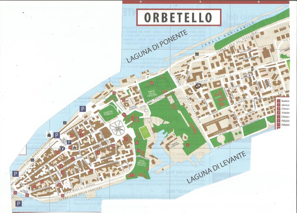 Albergo La Perla Orbetello Exterior foto